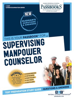 cover image of Supervising Manpower Counselor